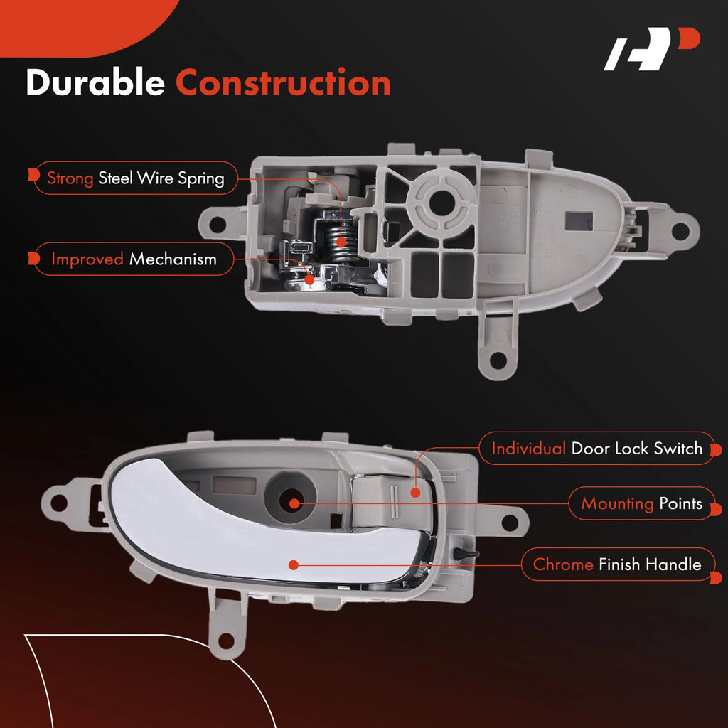 Right Chrome Interior Door Handle for Nissan Leaf (2011-2023)
