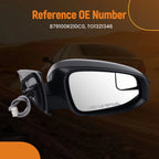 Right Side Mirror for Toyota RAV4 (2016–2018) Paintable