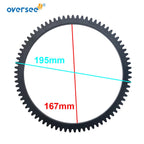6AH-85550-10 Flywheel Crown Gear Ring for Yamaha F15A (15HP)