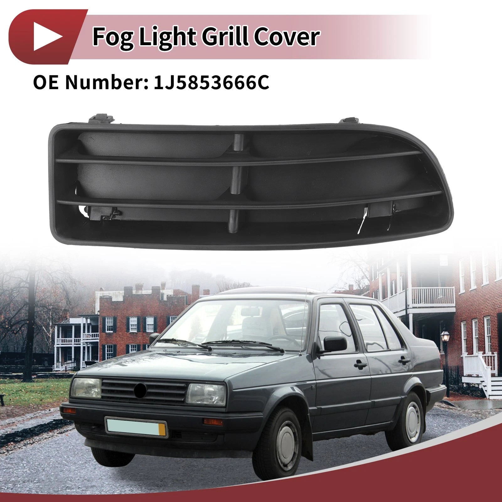 1 Pc Fog Light Grill for Volkswagen Jetta (1999–2005) No. 1J5853666C