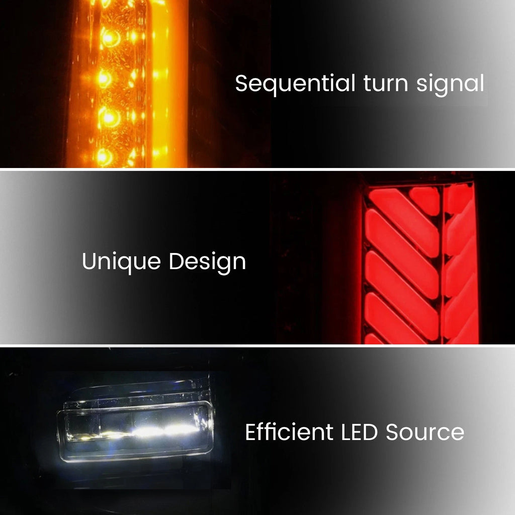 Pair LED Brake Tail Lights for Nissan Terra Navara NP300 (2005-2014)