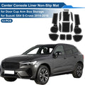 Set of 13 Non-Slip Mats for Suzuki SX4 S-Cross (2014–2018) PVC White