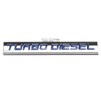 Polish Chrome Turbo Diesel Emblem Badge for Bumper Sticker (Universal)