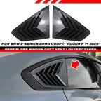 Rear Window Quarter Glass Louver Vent Cover / 4Dr / for BMW 2-Series Gran Coupé (2025–2025)