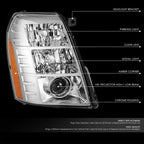 HID Projector Headlight for Cadillac Escalade (2007–2009)