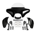 Vivid Black Front Outer Batwing Fairing for Suzuki VL800K1 (2001–2004)