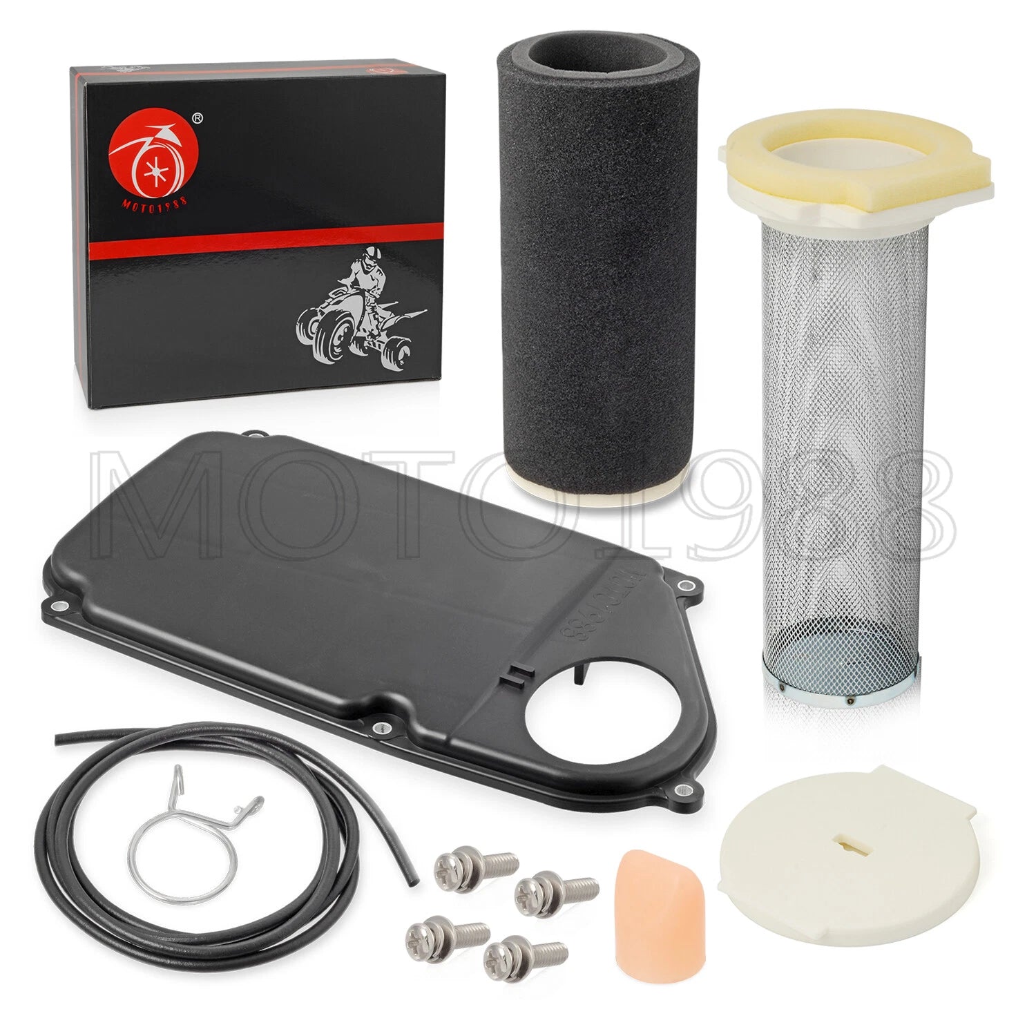 Air Filter Box Lid Cap & Guide Seal for Yamaha Warrior Wolverine 350 Grizzly 600 (1996–2006)