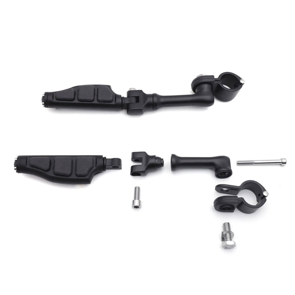 4.5" Black Flat Stiletto Foot Pegs for Harley Sportster