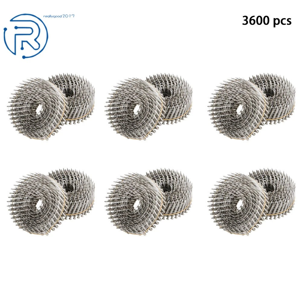 3600 Pcs 2" Ring Shank Siding Nail for Various Applications (15 Degree)