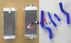 Aluminum Radiator & Red Silicone Hose for Yamaha YZF250 YZ250F (2007-2009)