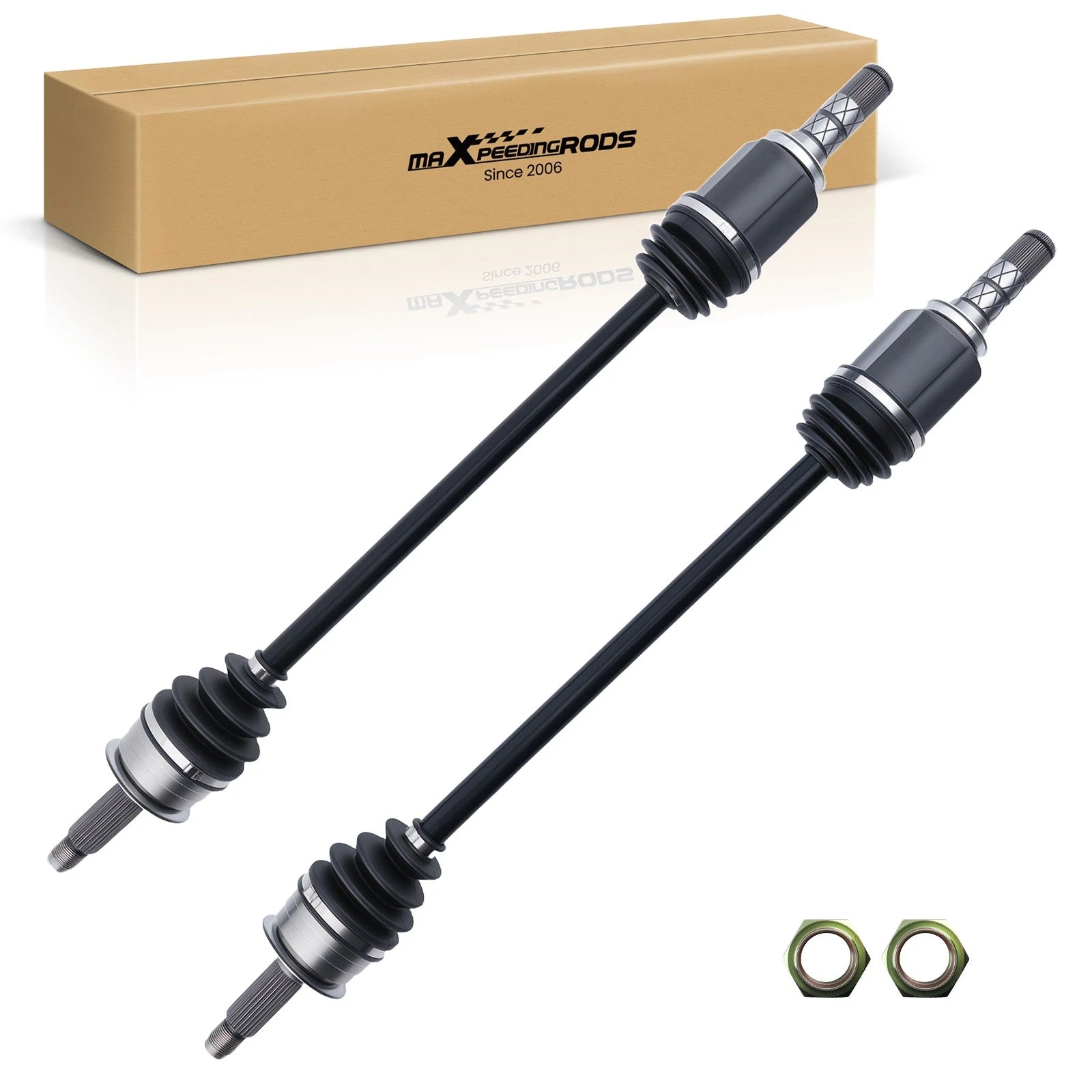 Set of 2 CV Axle Joint Shaft Assemblies for Subaru Outback Legacy (2015–2019)