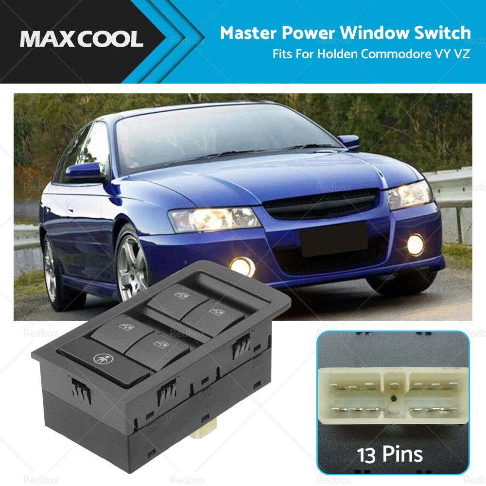 Master Power Window Switch 13 Pins for Holden Commodore VY VZ (2002–2007)