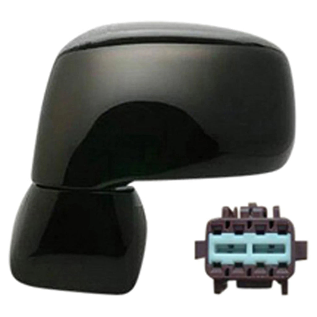 Replacement Ready to Paint Driver Power Door Mirror for 2007-12 Nissan Versa