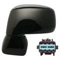 Replacement Ready to Paint Driver Power Door Mirror for 2007-12 Nissan Versa