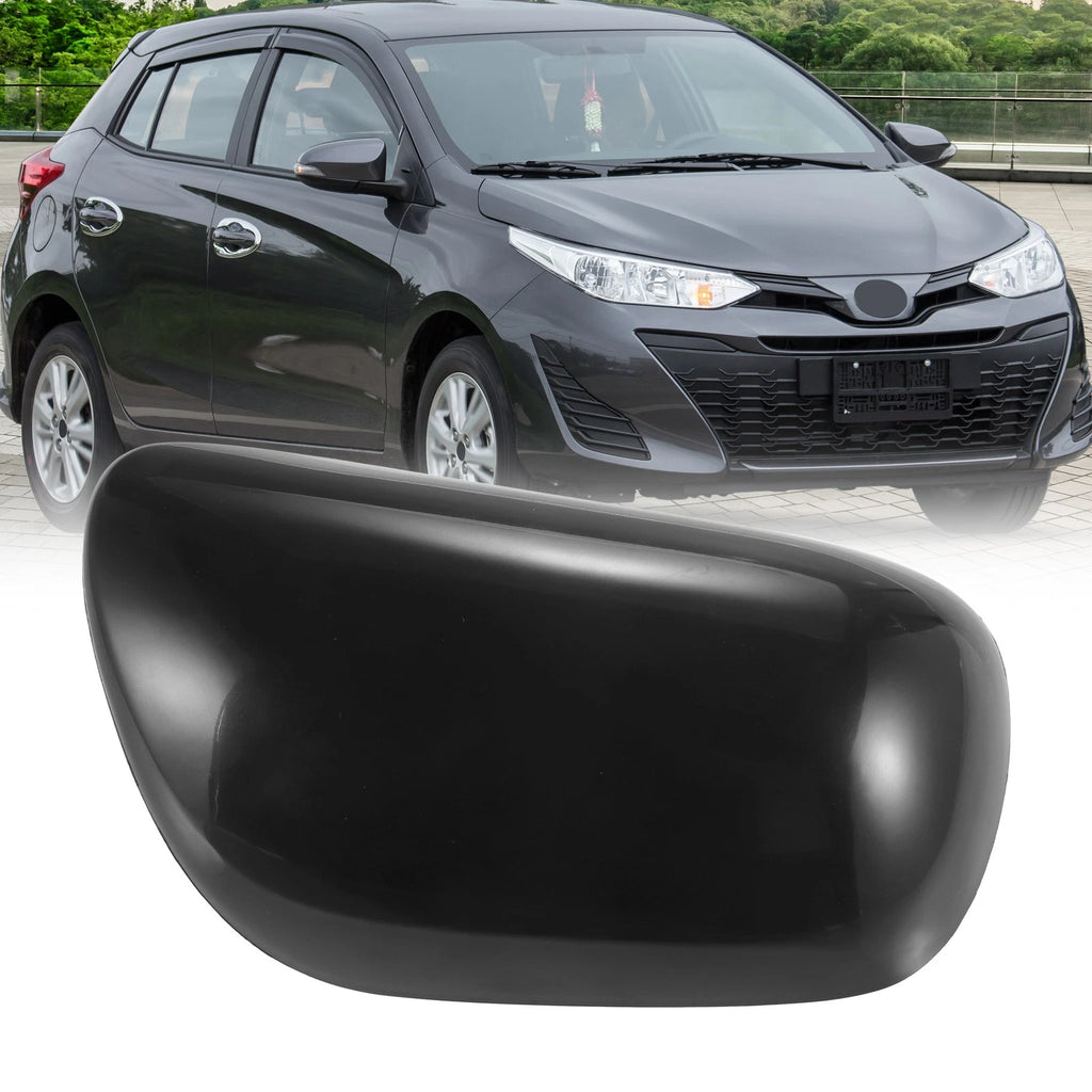 Right Side Wing Mirror Cover Cap for Toyota Yaris (2008–2013) Gloss Black