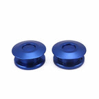 Push Button Hood Pins Lock Clip Kit for Engine Bonnets (Blue)