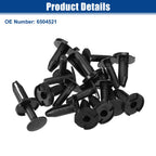 10pcs Bumper Cover Push Type Retainer Clips for Chrysler 200 (2011–2014) No. 6504521