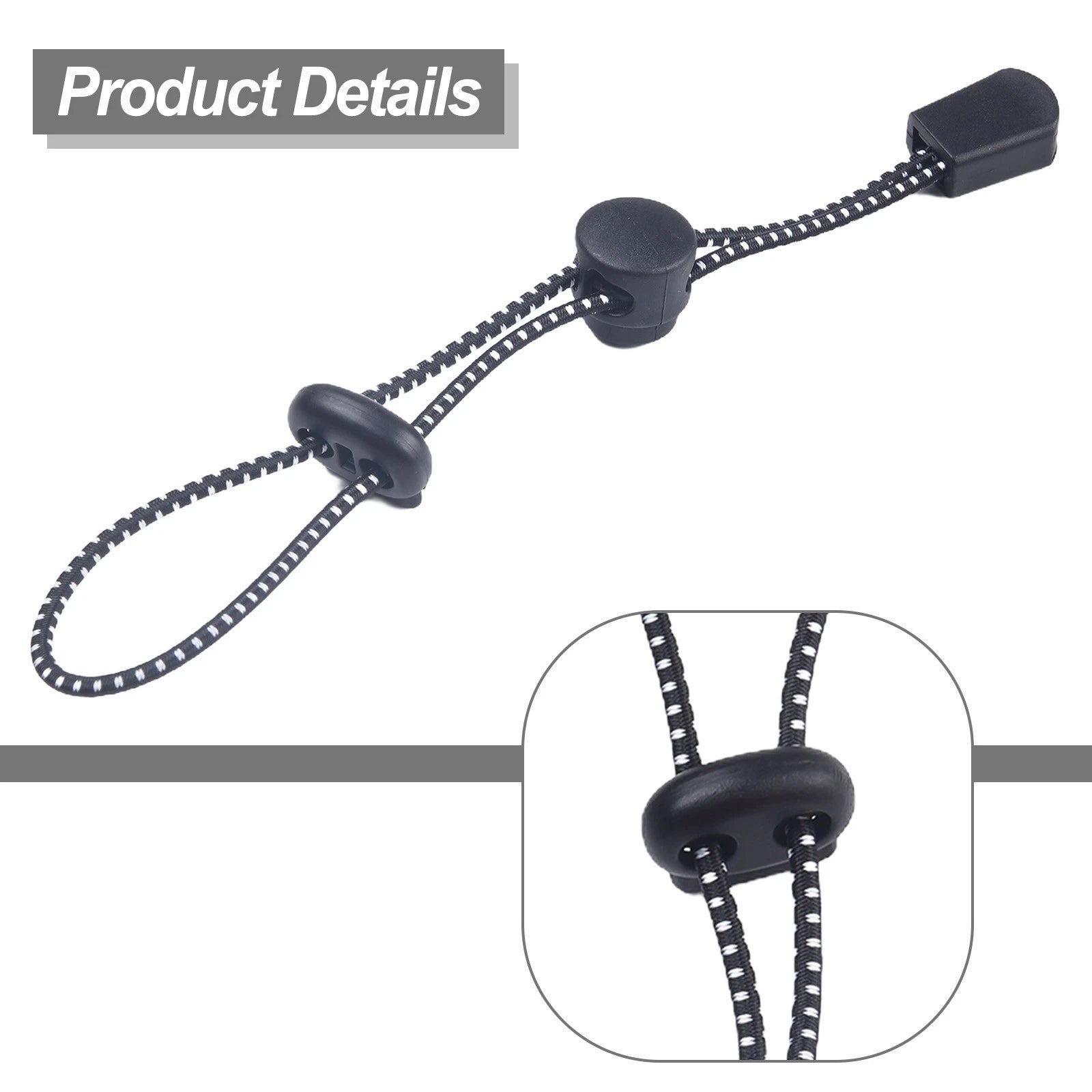 Elastic Rope Pole for Trekking Hiking (Adjustable)