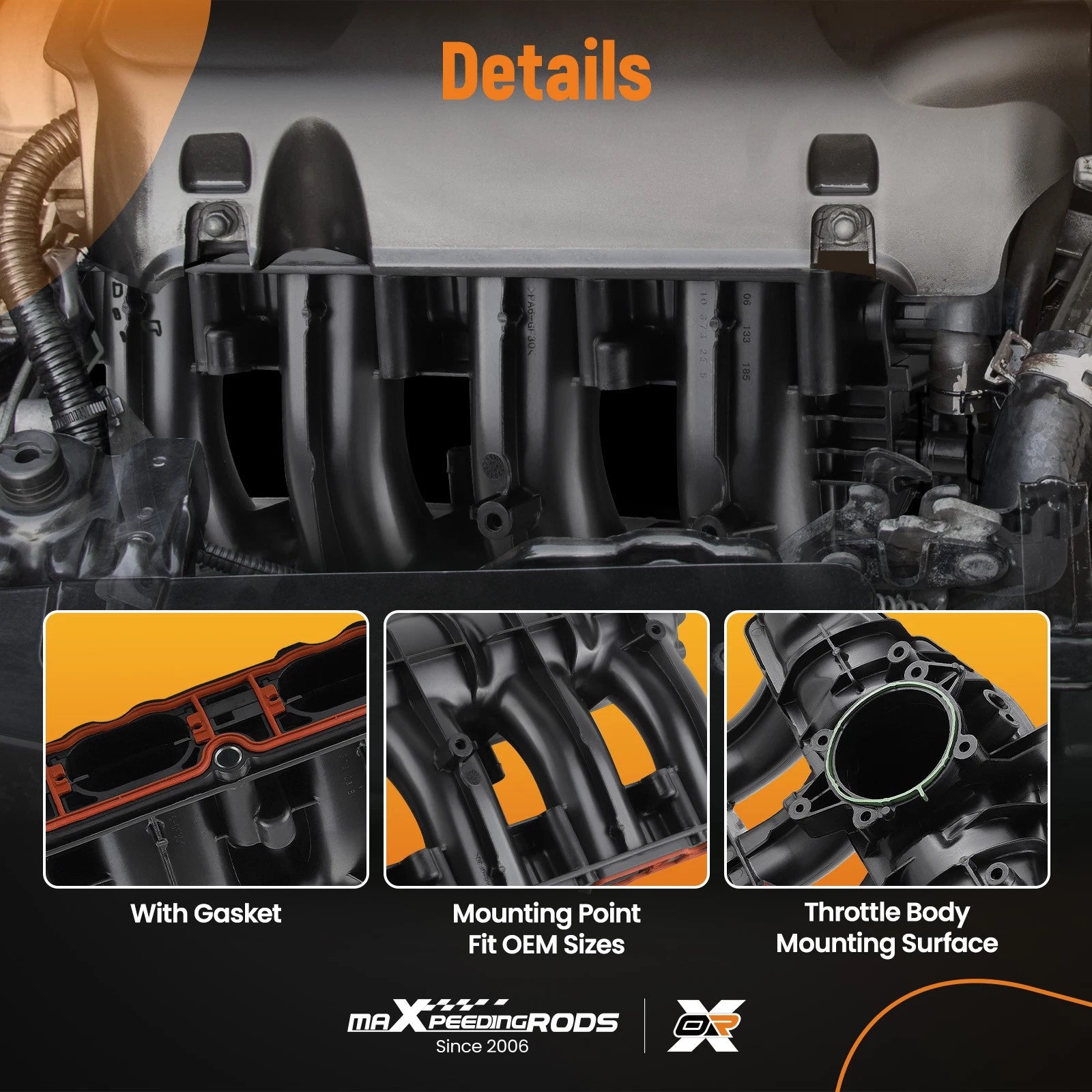 Intake Manifold for VW Jetta CC Passat EOS GTI Audi A3 Seat Altea (2006–2016)