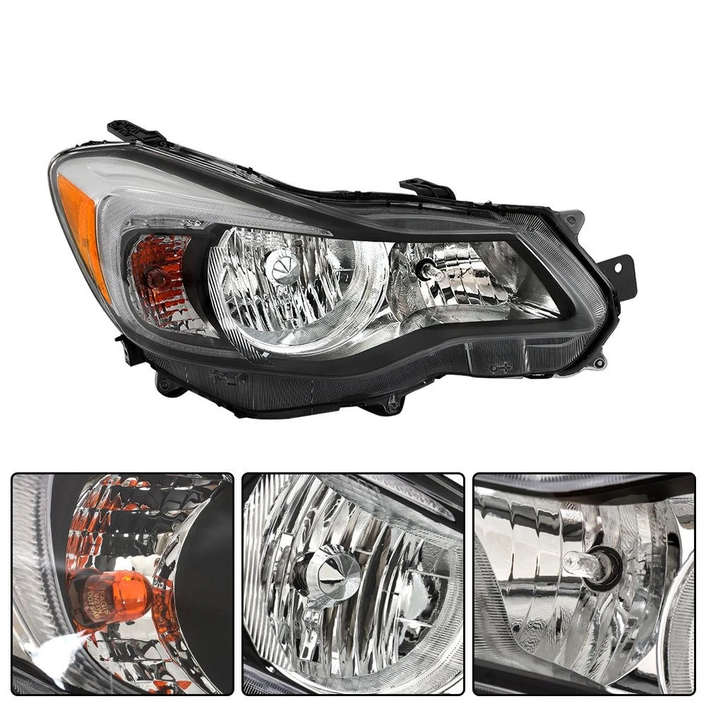 Set of 2 Halogen Headlights for Subaru Impreza Crosstrek (2012-2016)