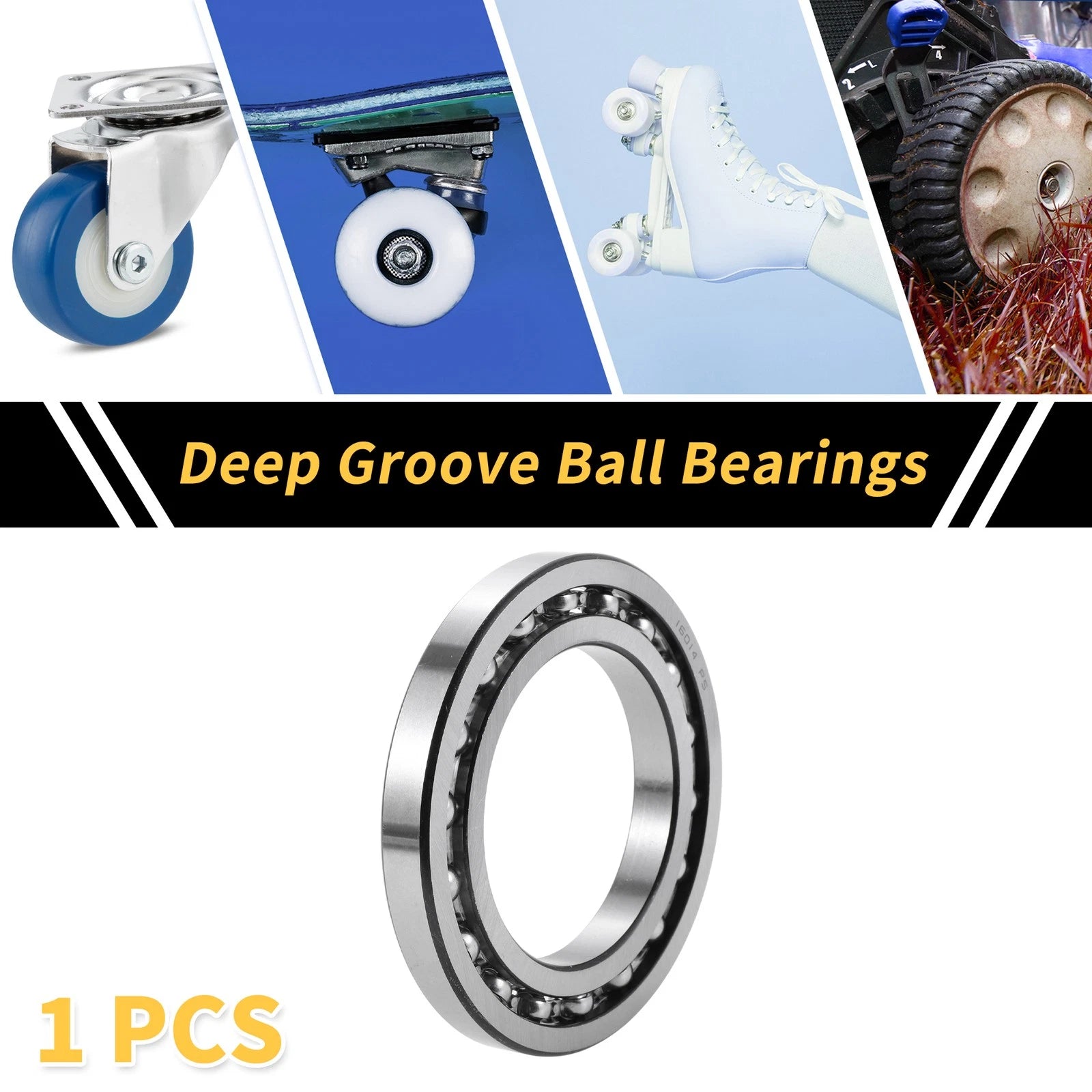 Deep Groove Ball Bearing 70x110x13mm for Scooter Skateboard (1 Pcs)