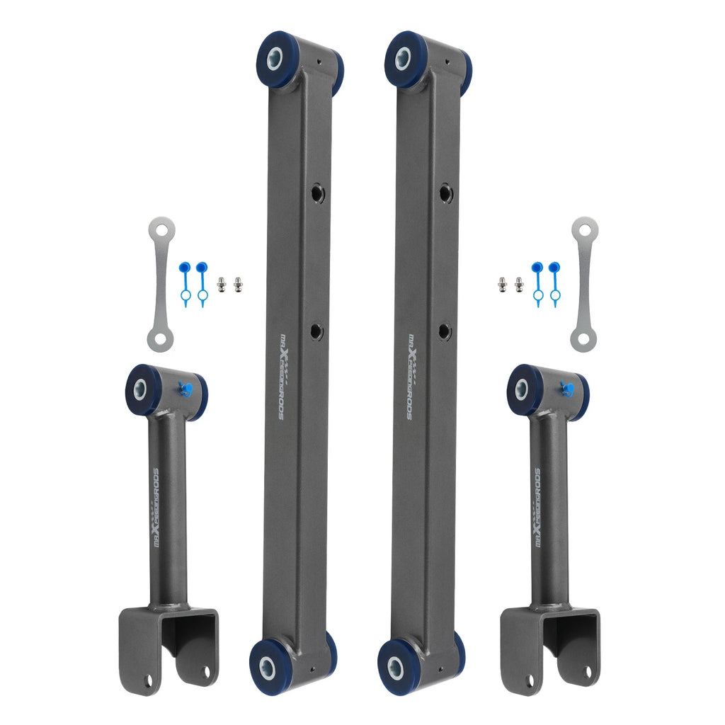 Set of 4 Rear Upper Lower Control Arms for Chevy Impala SS Caprice (1978-1996)