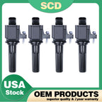 4X Ignition Coils for Chevy Colorado, GMC Saab 9-7x, Buick Rainier (2004–2009) UF497