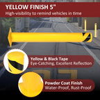 Safety Bollard for Various Applications (42" H, 5" D, Yellow)