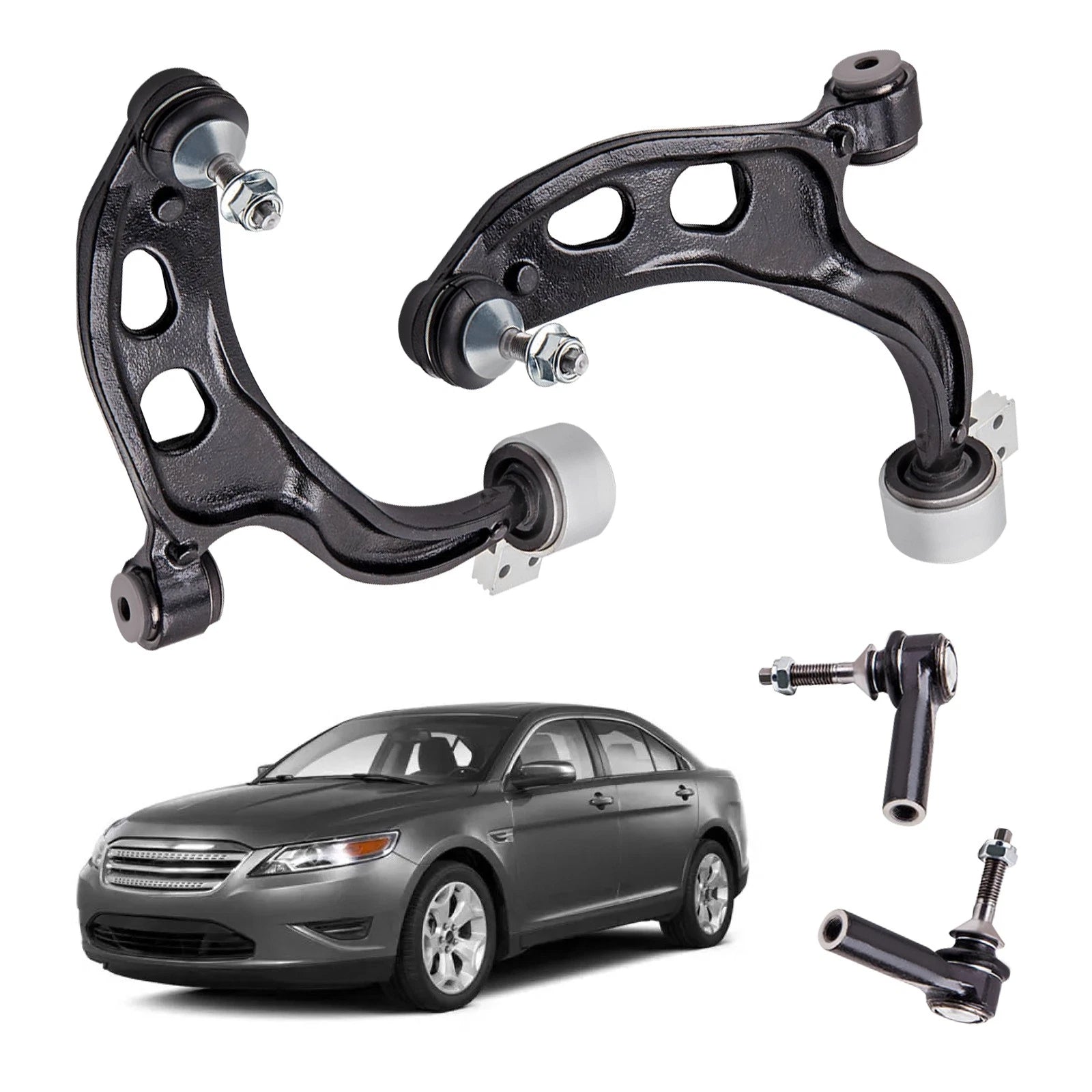 4pcs Front Lower Control Arm with Ball Joint for Lincoln MKS MKT (2009–2012)