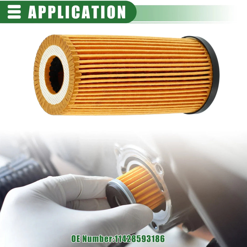 Set Engine Oil Filter Oil Fuel Filter for BMW X1 (2000-2022)