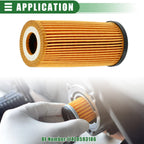 Set Engine Oil Filter Oil Fuel Filter for BMW X1 (2000-2022)