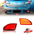 2X LED Rear Bumper Reflectors for Mazda 3 Axela (2014–2020)