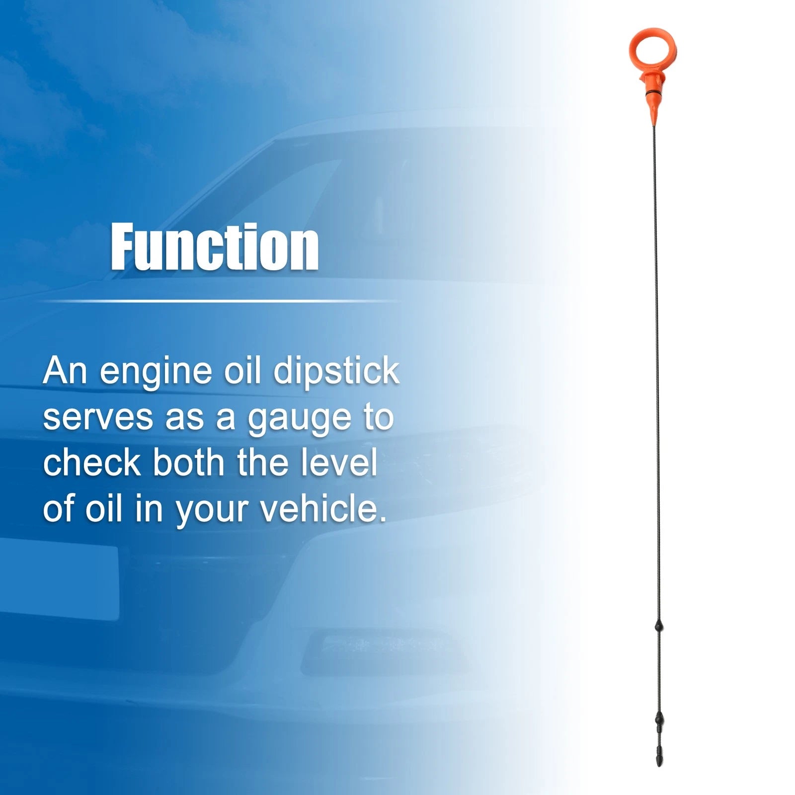 Engine Oil Level Indicator Dipstick for Audi A4 B7 A6 C6 (2005–2008) No. 03G115611AE