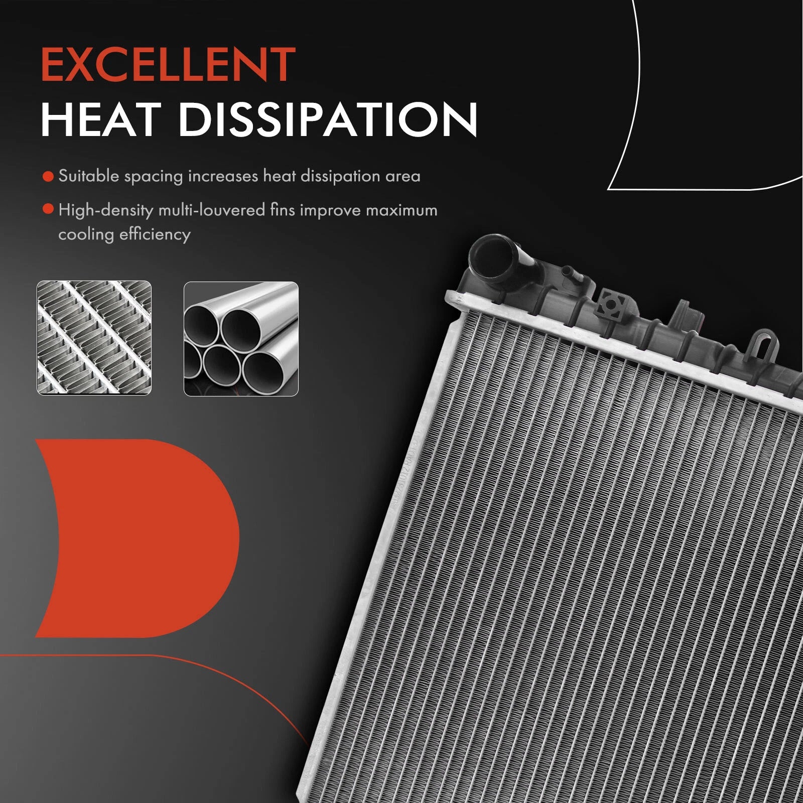 Radiator for Chevy Camaro (2011) V6 3.6L Manual Trans