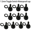 10x Toggle Switch Cover 12mm Rubber Thread Accessories