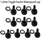 10x Toggle Switch Cover 12mm Rubber Thread Accessories