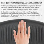 Lumbar Pad Support for Herman Miller Aeron Chair Size B (Classic)