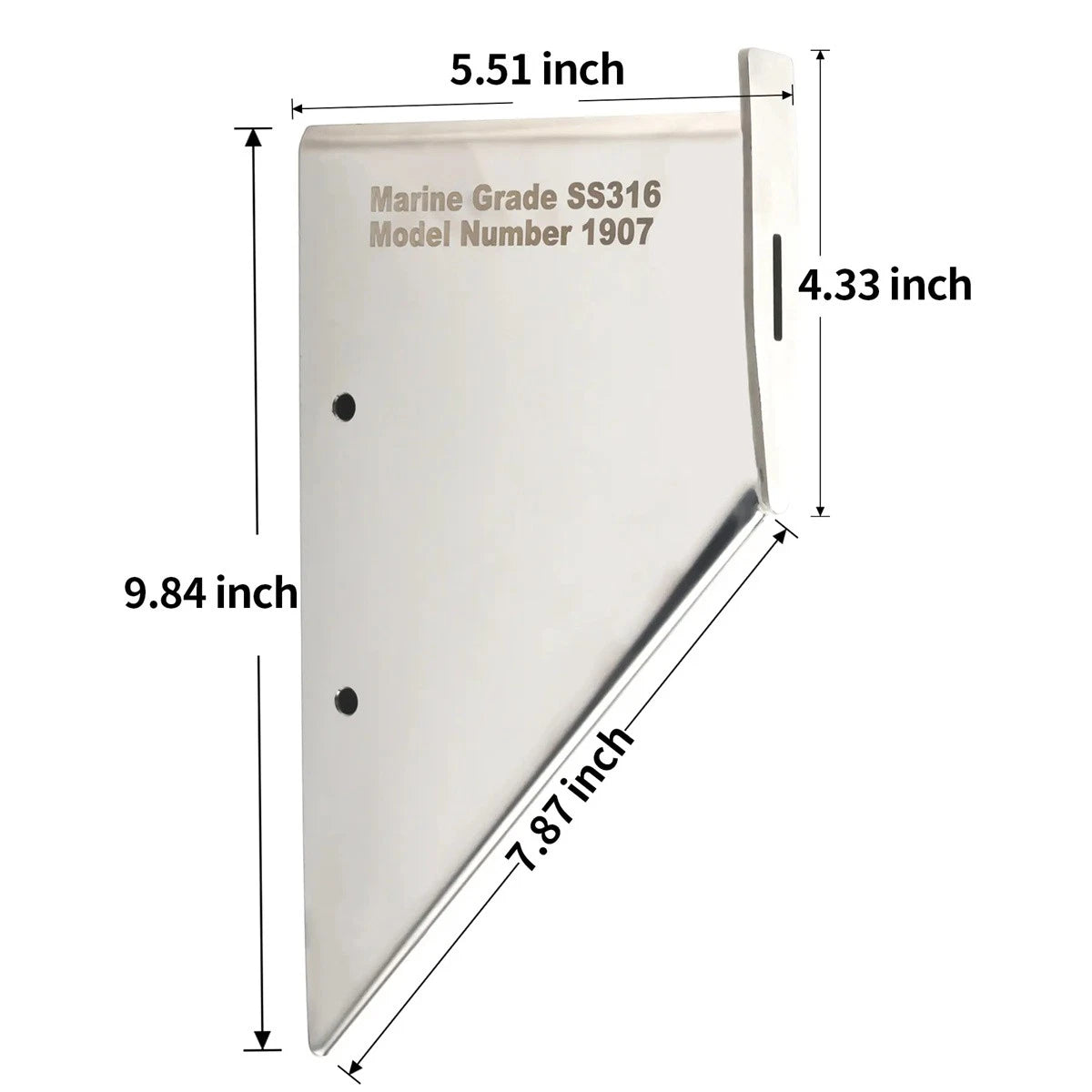 Stainless Steel Lower Unit Skeg Guard for Mercury Mercruiser Alpha I (27021)