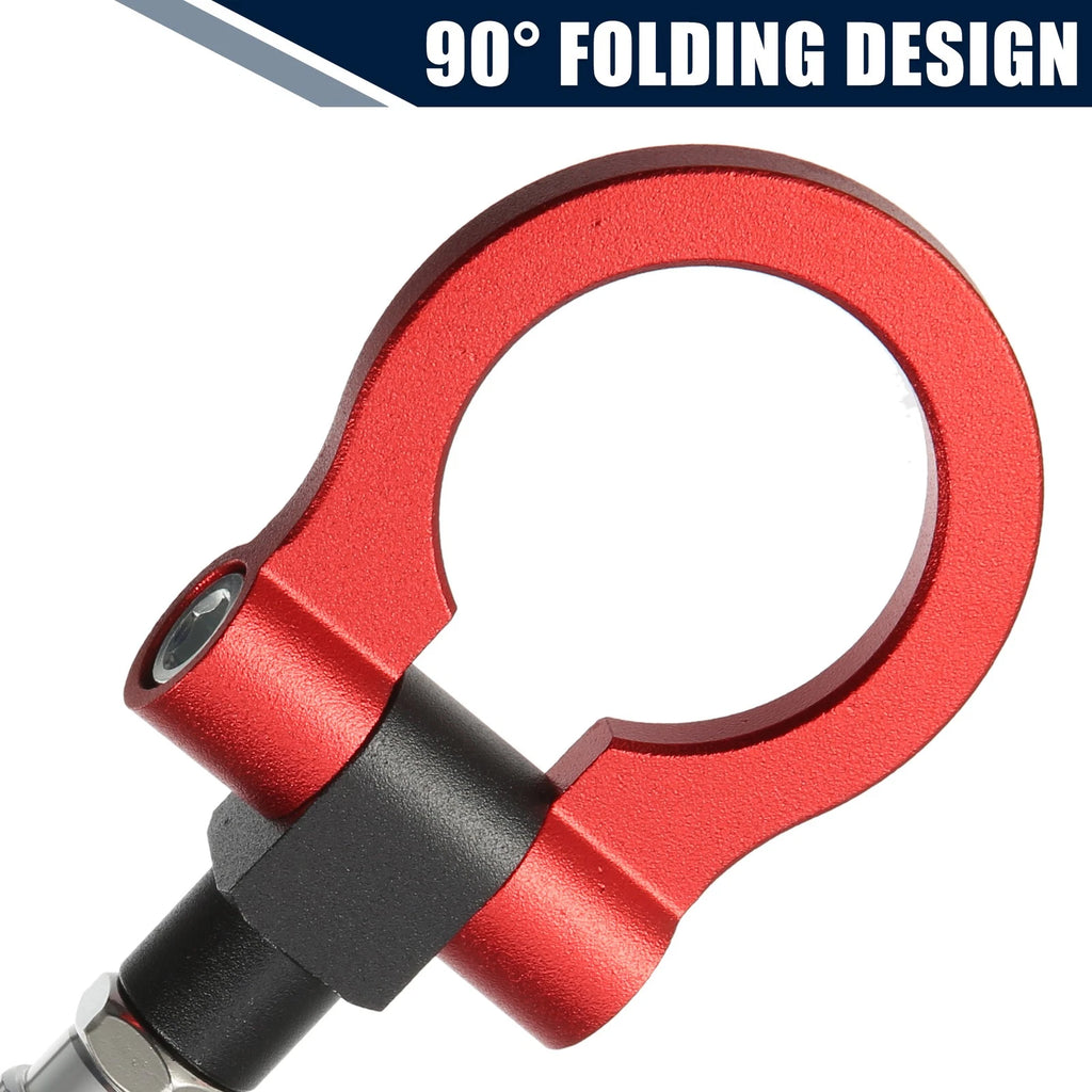Tow Hook Screw for Mazda 3 (2004–2009) - Red Round Front Rear Bumper Ring