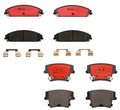 Set of 4 Brembo Ceramic Brake Pads for Dodge Charger Magnum (2006–2010)
