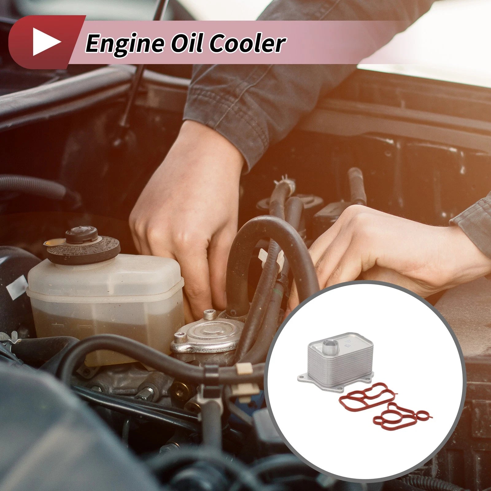 Engine Oil Cooler for Volkswagen Aeteon 2.0T (2019–2024) No. 06L117021C