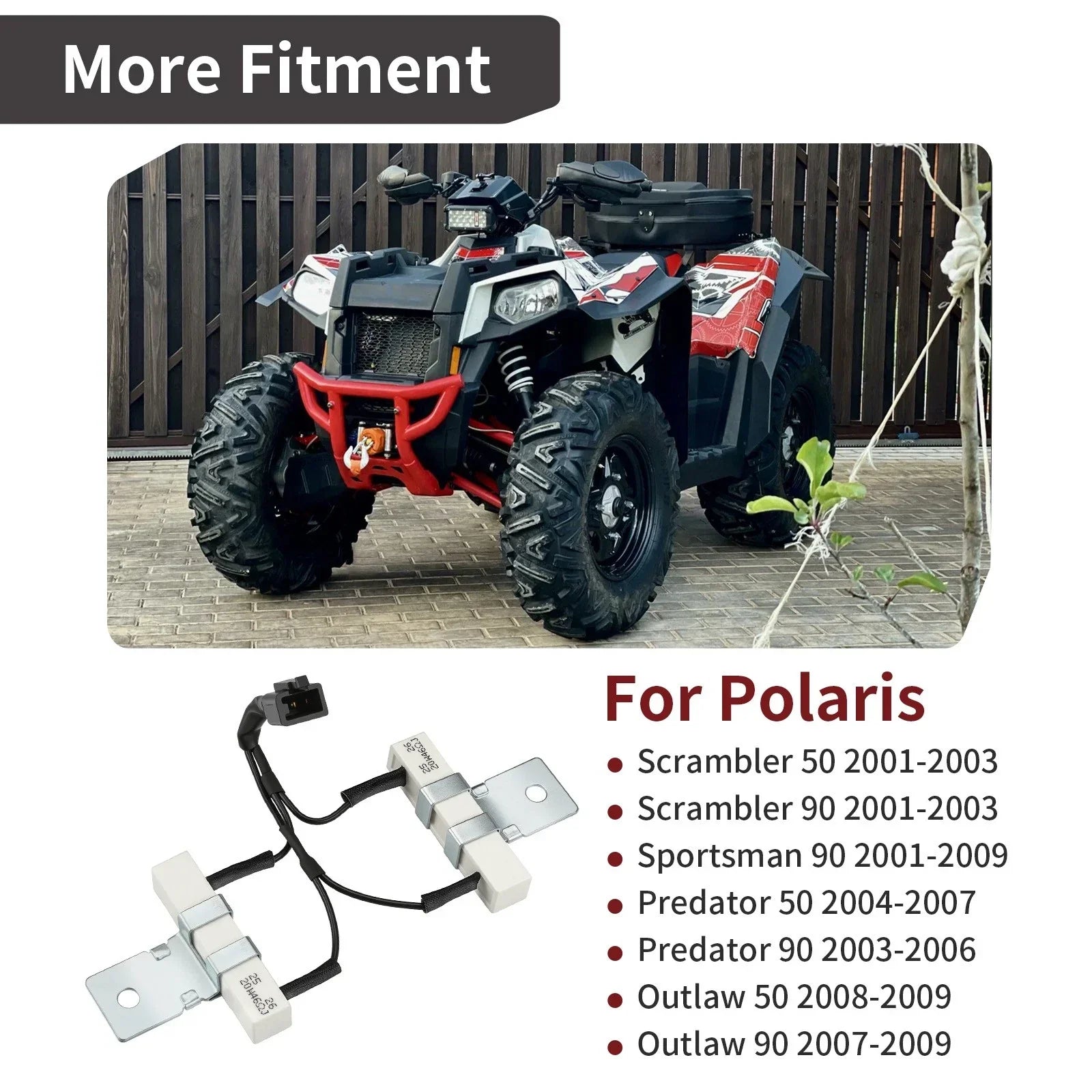 Resistor Assembly for Polaris Sportsman Scrambler