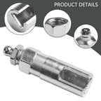90 Degree Grease Coupler with NPT Threads for Universal Applications (N/A)