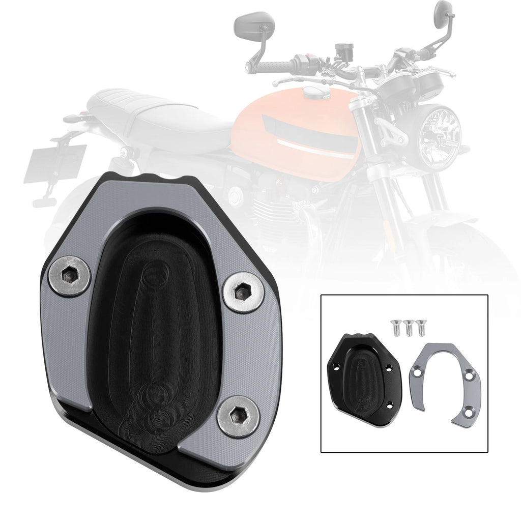 Kickstand Enlarged Plate Pad for Triumph Speed Twin 1200 (2019–2021) & Thruxton 1200/R (2016–2019)
