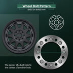 2X Wheel Spacers 8x6.5" 8x165.1mm for Ram 2500 3500 (130mm CB)
