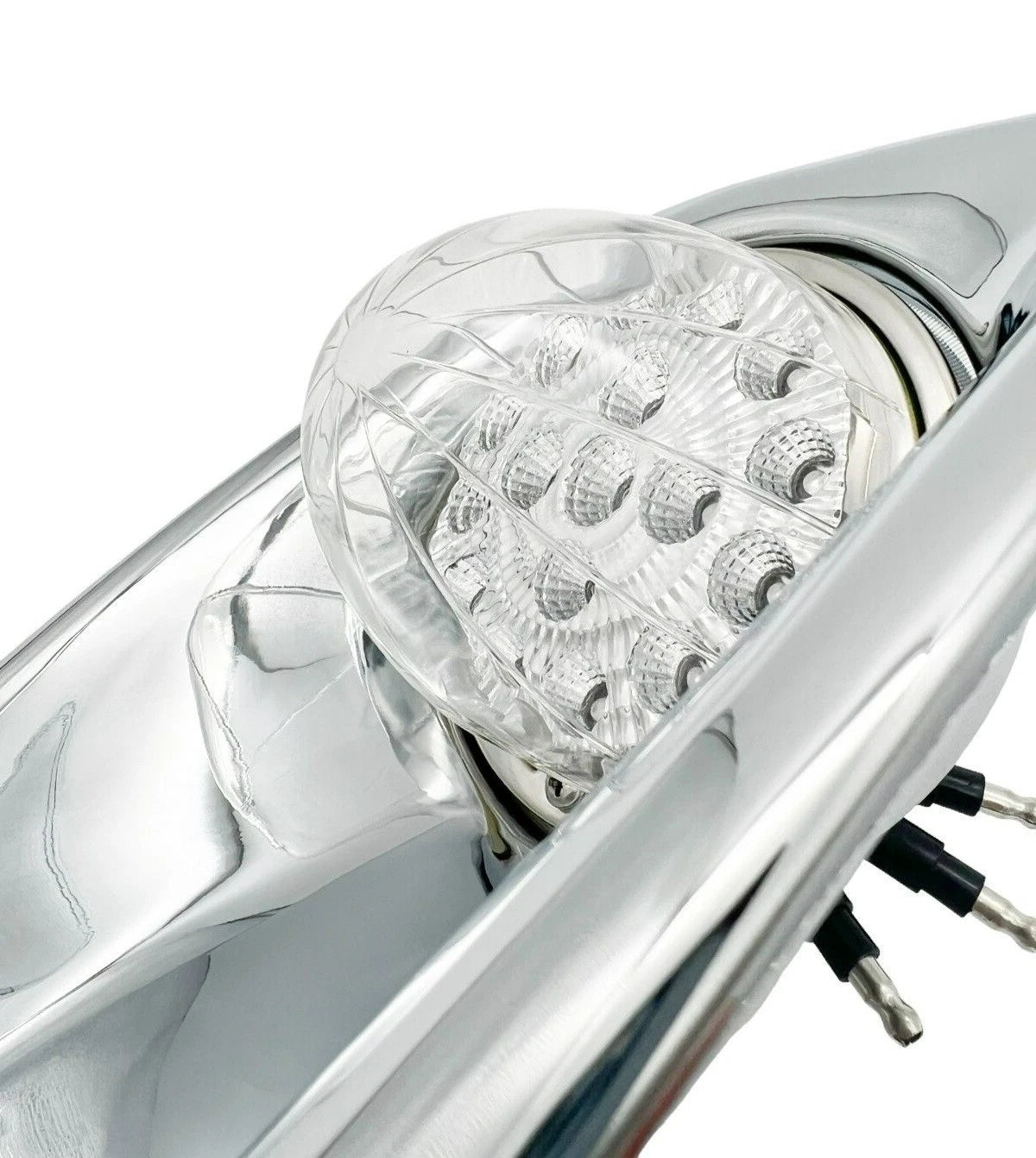 RH Fog Light Lamp Bezel with Amber LED for Kenworth T660 (2007–2017)