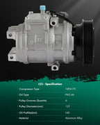A/C Compressor for Acura CL (1997–1999) & Honda Accord (1998–2002)