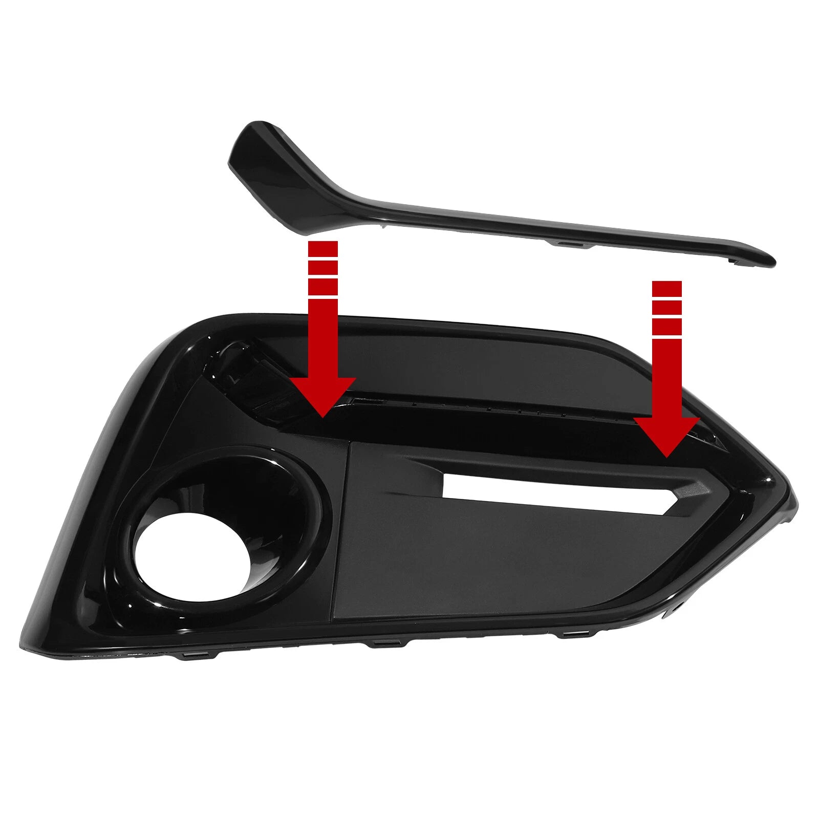 Fog Light Garnish Covers for Honda Civic FK7 Hatchback (2017–2021)