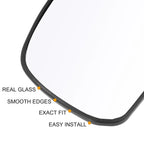 Driver Side Heated Mirror Glass with Backing Plate for Nissan Tiida (2007–2012)