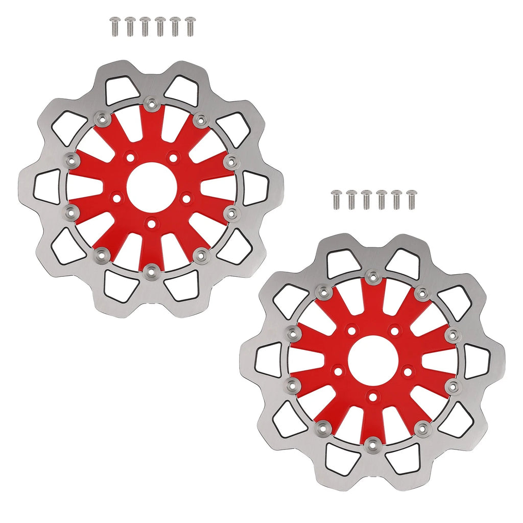 2X Front Floating Brake Rotor for Harley-Davidson Softail Sportster (2015–2024)